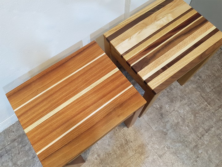 doussie + white oak (400*340*460)